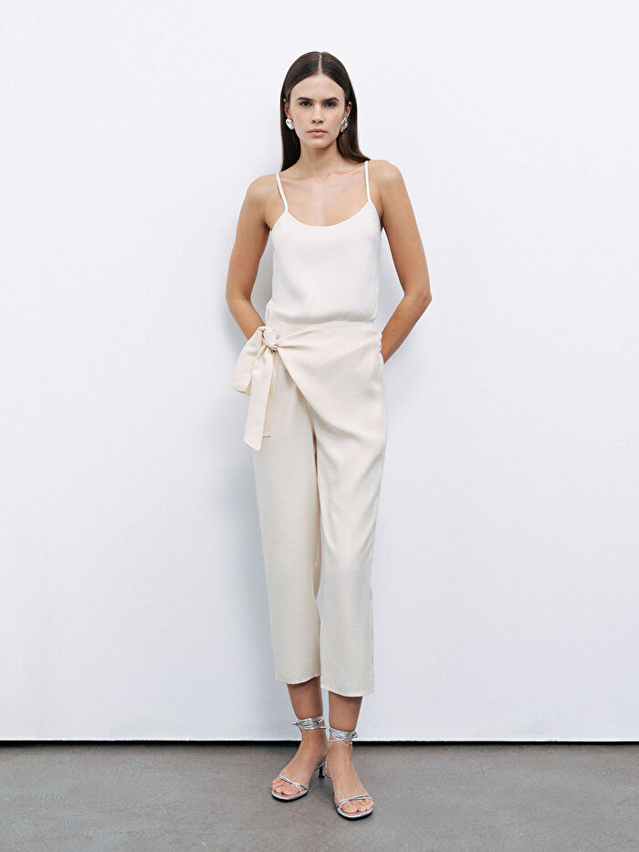 Nocturne Kuşak Bağlamalı Pantolon