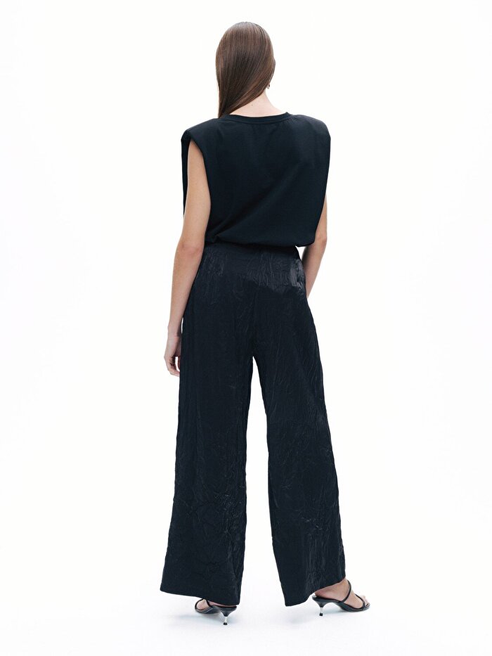 Nocturne Kırışık Görünümlü Pantolon