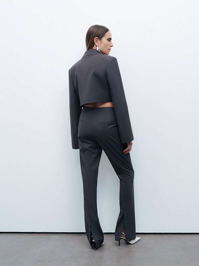 Nocturne Vatkalı Crop Ceket