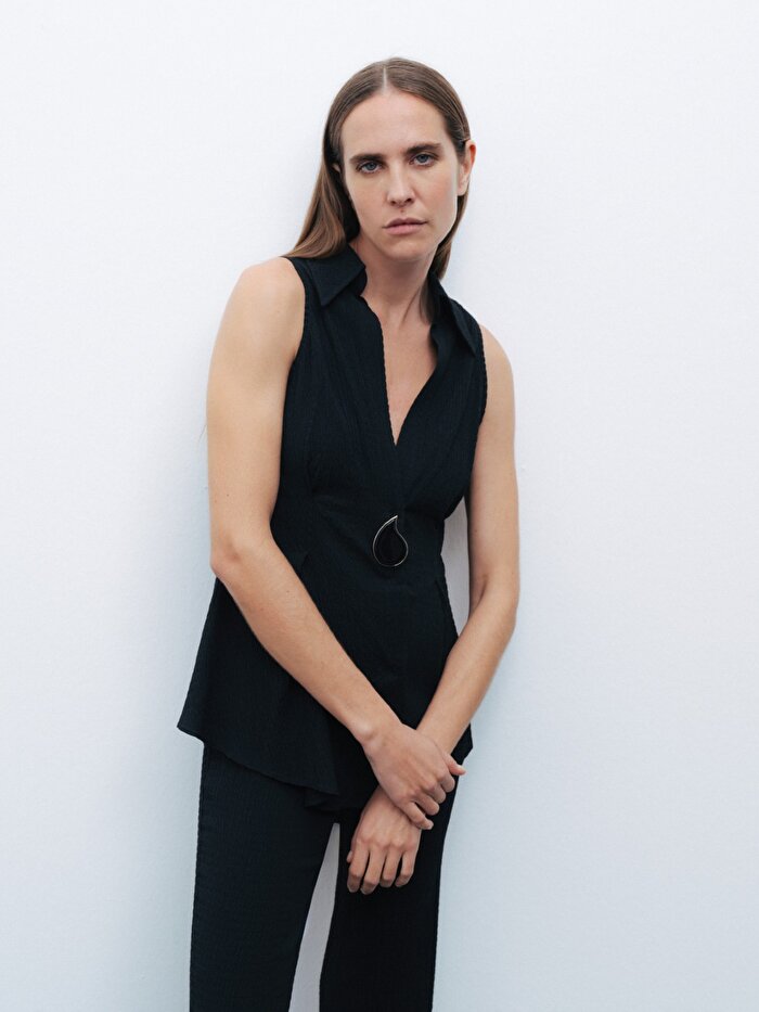 Nocturne Aksesuar Detaylı Bluz