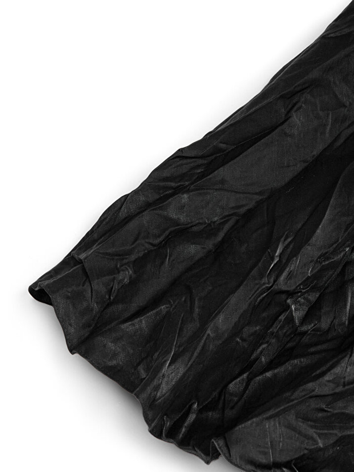 Nocturne Kırışık Görünümlü Straplez Bluz