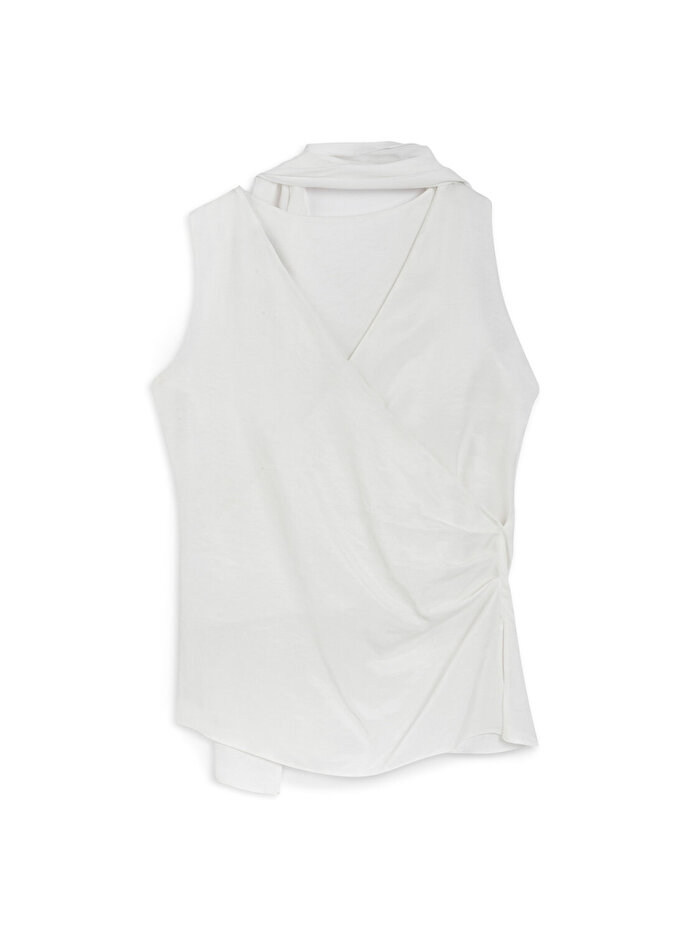 Nocturne Şal Tasarımlı Bluz