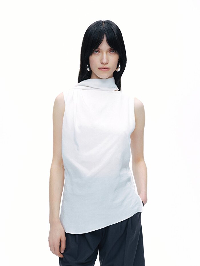 Nocturne Şal Tasarımlı Bluz