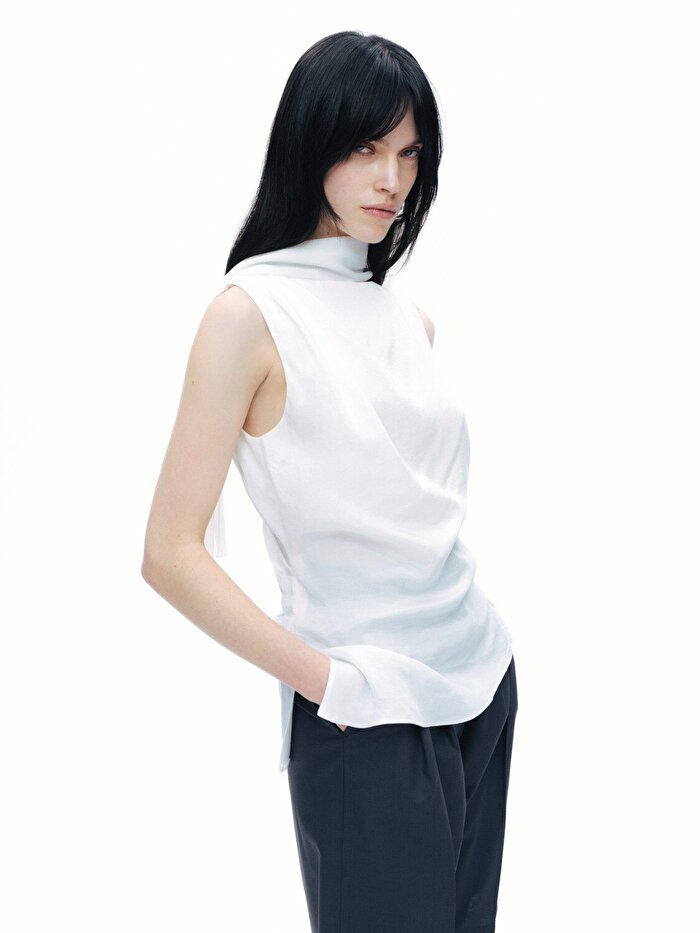 Nocturne Şal Tasarımlı Bluz