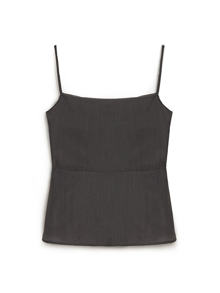 Nocturne Yırtmaçlı Askılı Bluz