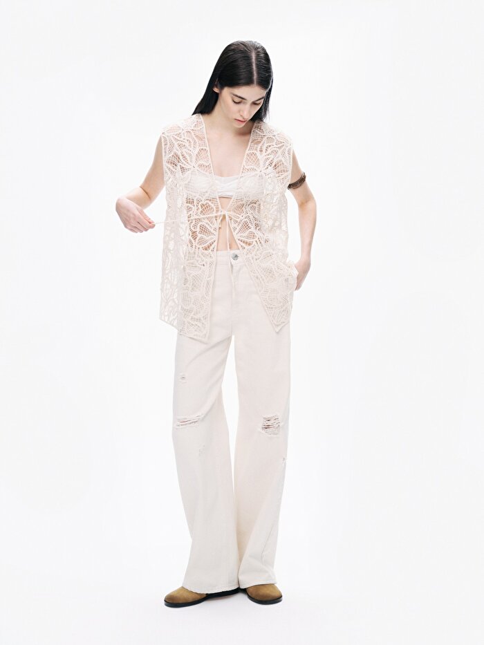 Nocturne Brode Detaylı Yelek