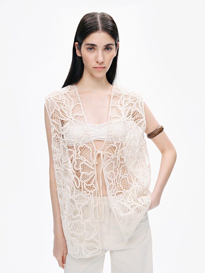 Nocturne Brode Detaylı Yelek