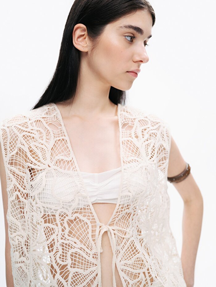 Nocturne Brode Detaylı Yelek