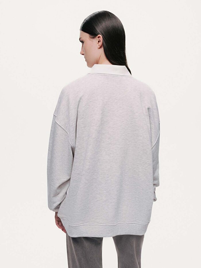 Nocturne Dokuma Yazılı Sweatshirt