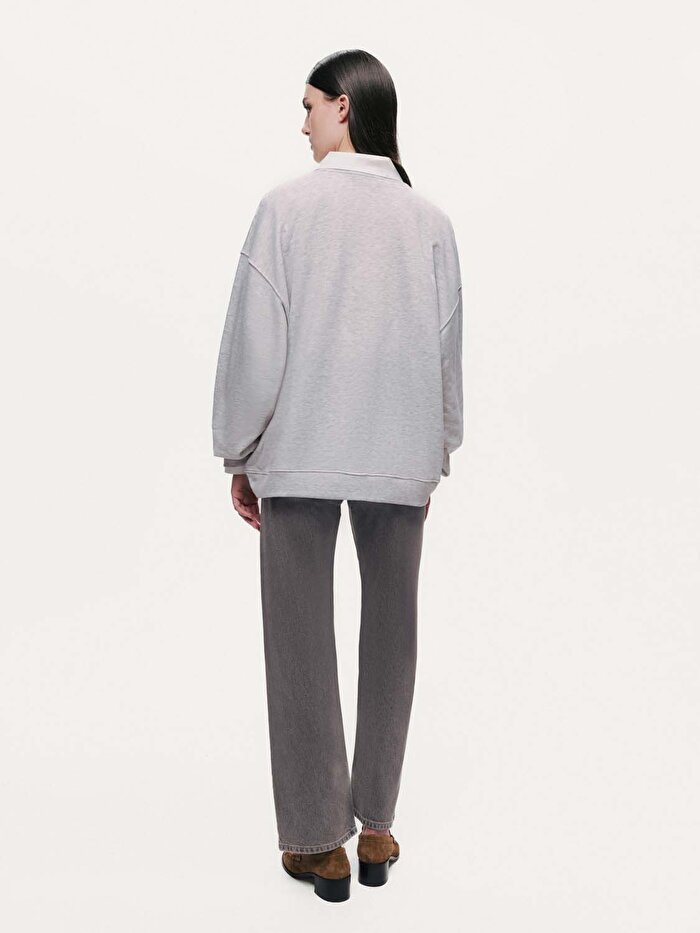 Nocturne Dokuma Yazılı Sweatshirt