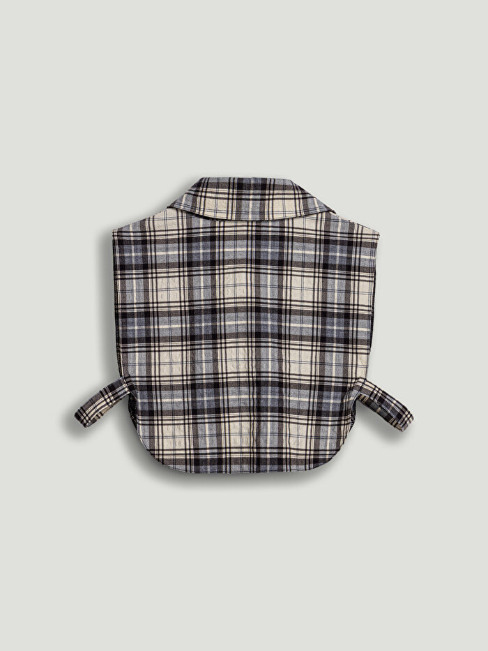 Nocturne Ekose Gömlek Detaylı Sweatshirt