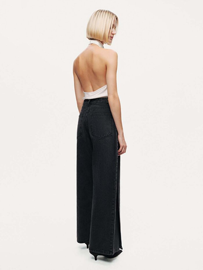 Nocturne Wide Leg Jean Pantolon