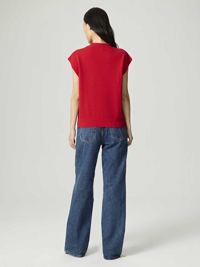 Nocturne Düğme Aksesuarlı Triko Yelek