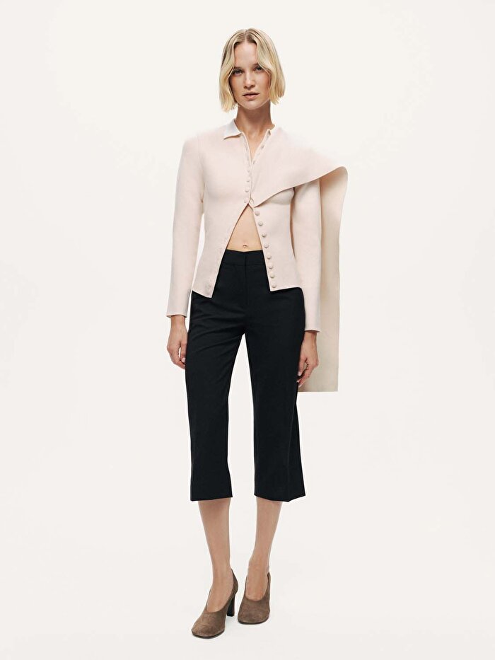 Nocturne Asimetrik Detaylı Triko