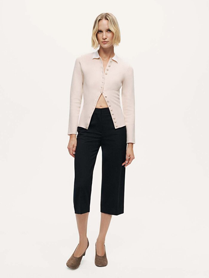 Nocturne Asimetrik Detaylı Triko