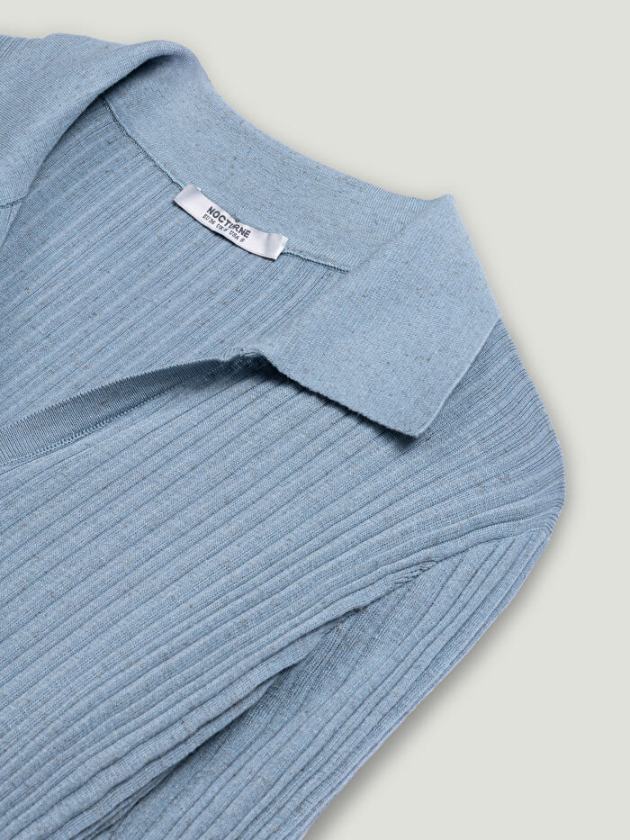 Nocturne Dokulu Polo Yaka Triko