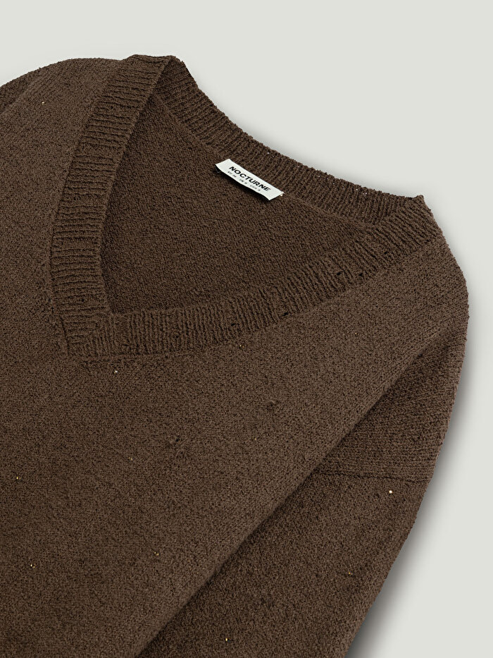 Nocturne Taş Detaylı Triko