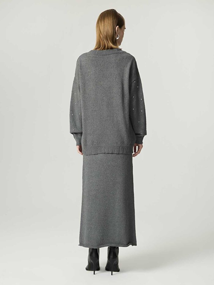 Nocturne Taş Detaylı Triko