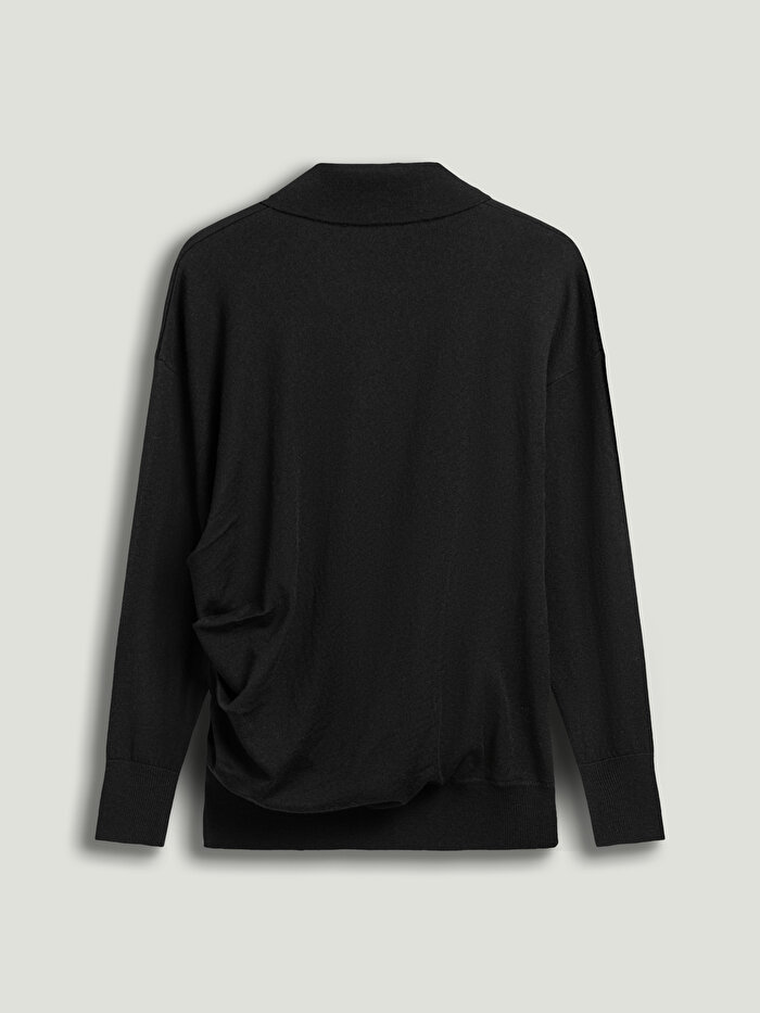 Nocturne Drapeli Polo Yaka Triko