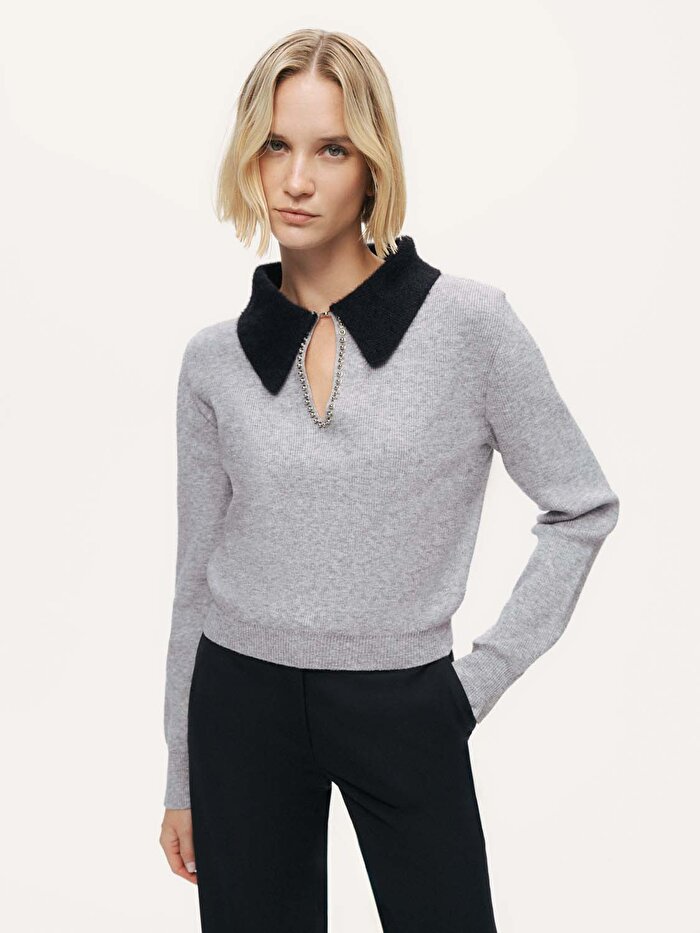 Nocturne Aksesuar Detaylı Triko