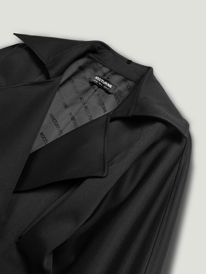 Nocturne Düğme Detaylı Trençkot