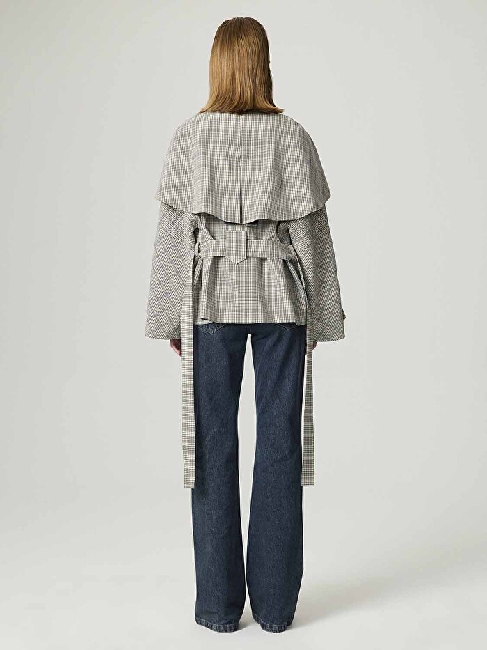 Nocturne Kuşak Detaylı Trençkot