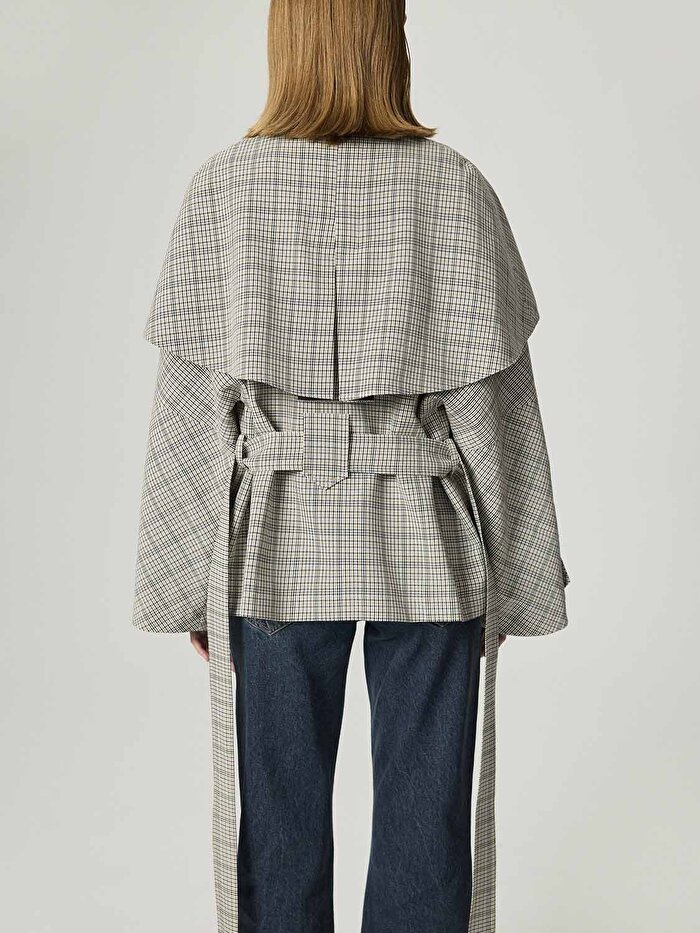 Nocturne Kuşak Detaylı Trençkot