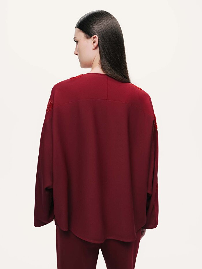 Nocturne Nakış İşlemeli Kimono