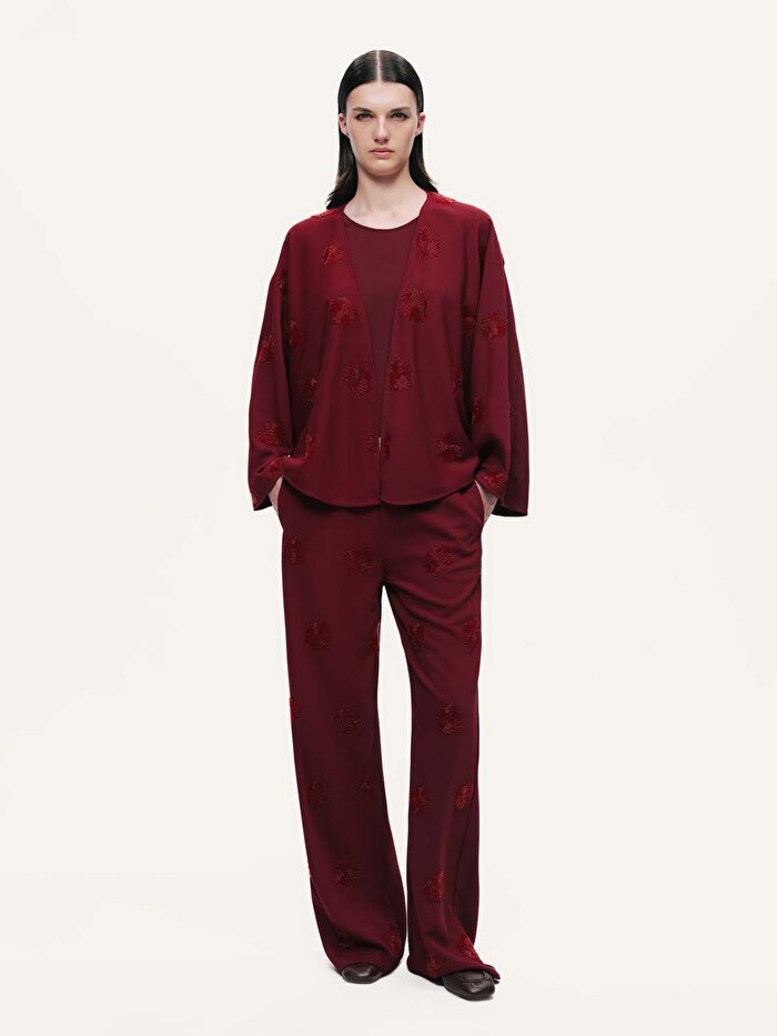 Nocturne Nakış İşlemeli Kimono