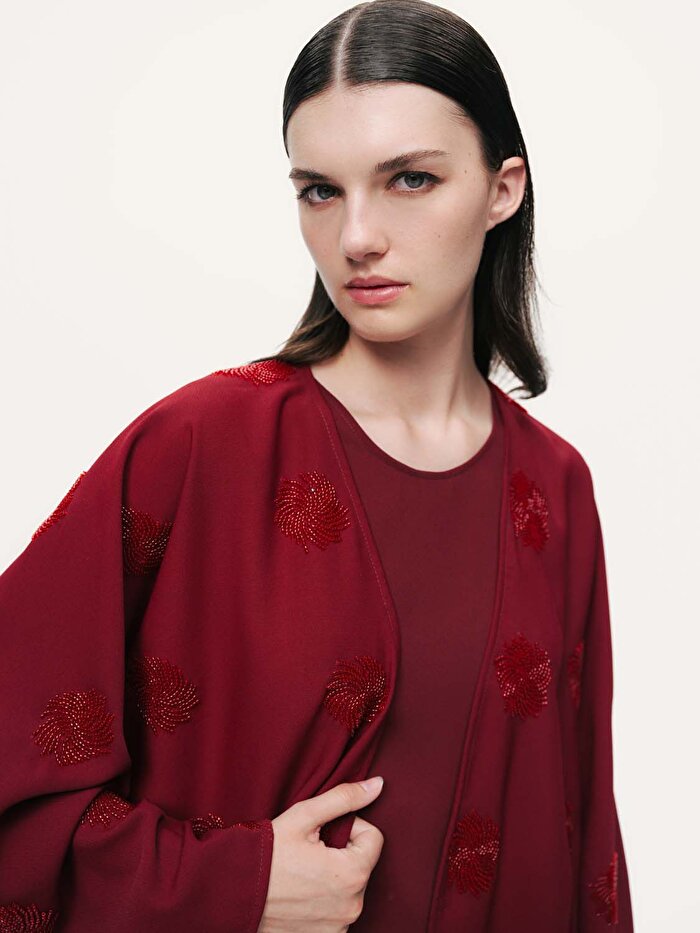 Nocturne Nakış İşlemeli Kimono