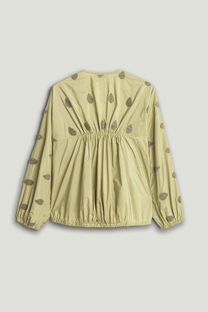 Nocturne Boncuk Brodeli Kimono