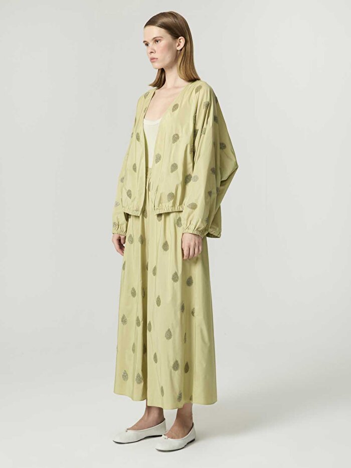 Nocturne Boncuk Brodeli Kimono