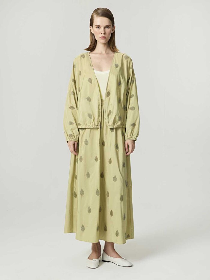 Nocturne Boncuk Brodeli Kimono