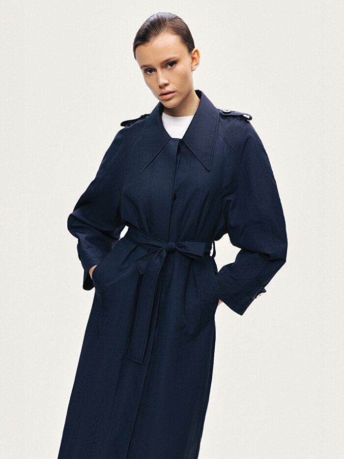 Nocturne Kuşak Bağlamalı Trençkot