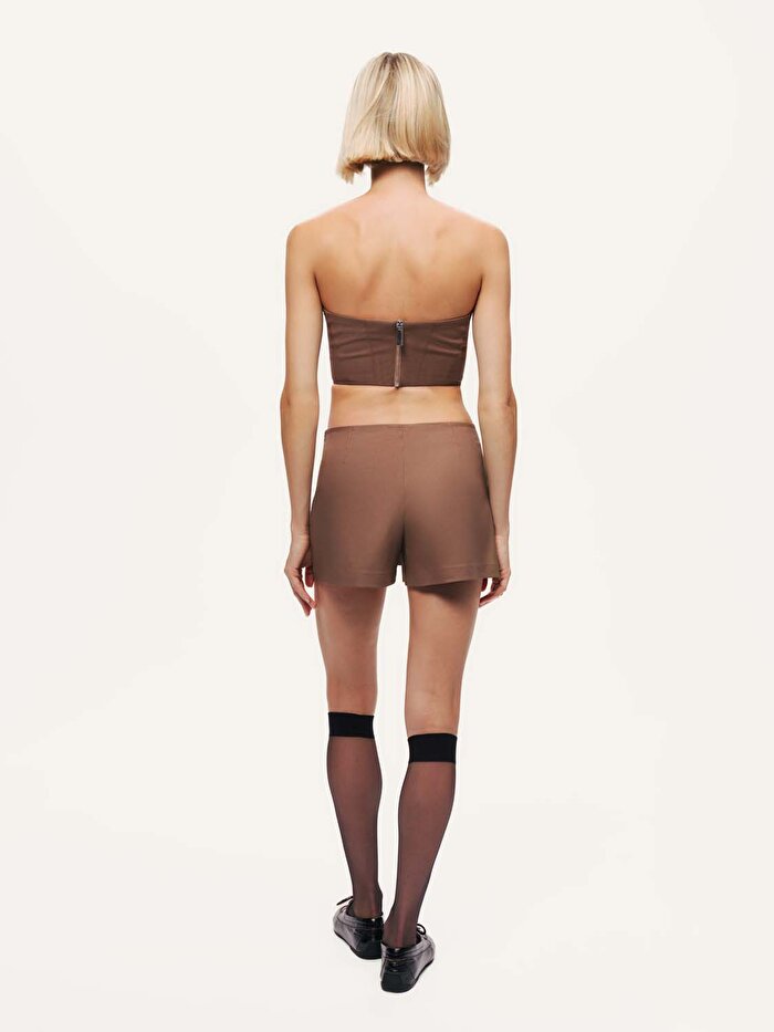 Nocturne Düşük Bel Mini Şort Etek