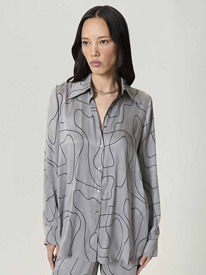 Nocturne Desenli Gömlek