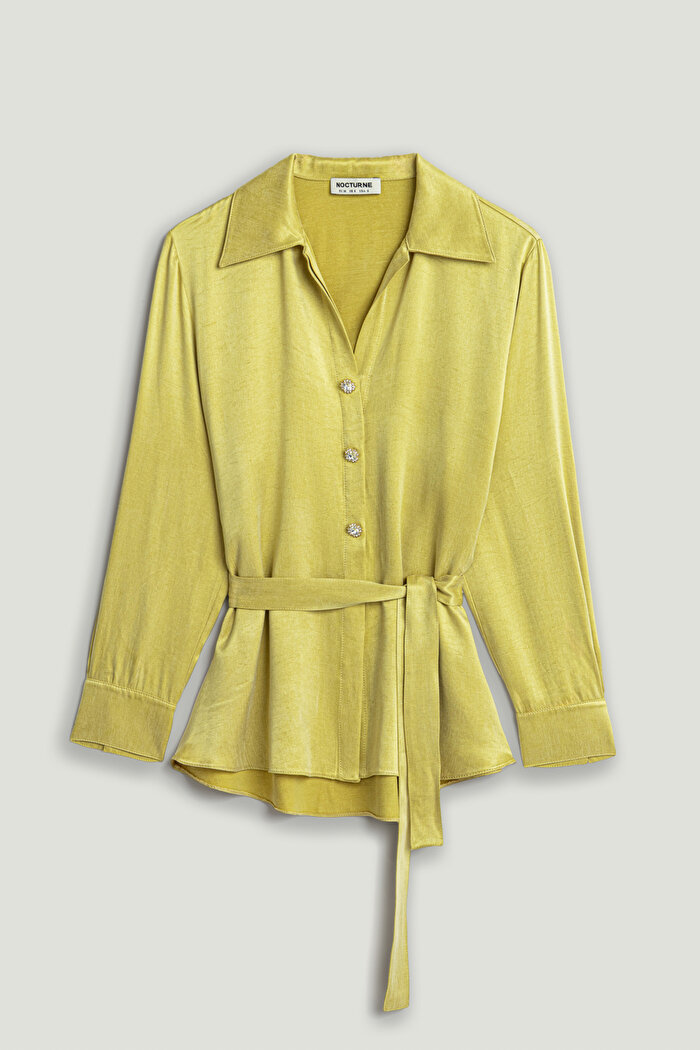 Nocturne Belden Kuşak Bağlamalı Gömlek