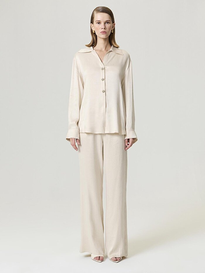 Nocturne Belden Kuşak Bağlamalı Gömlek