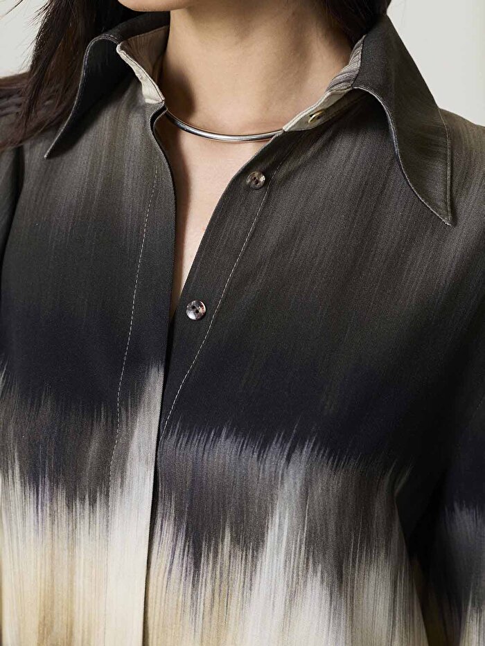 Nocturne Batik Desenli Gömlek