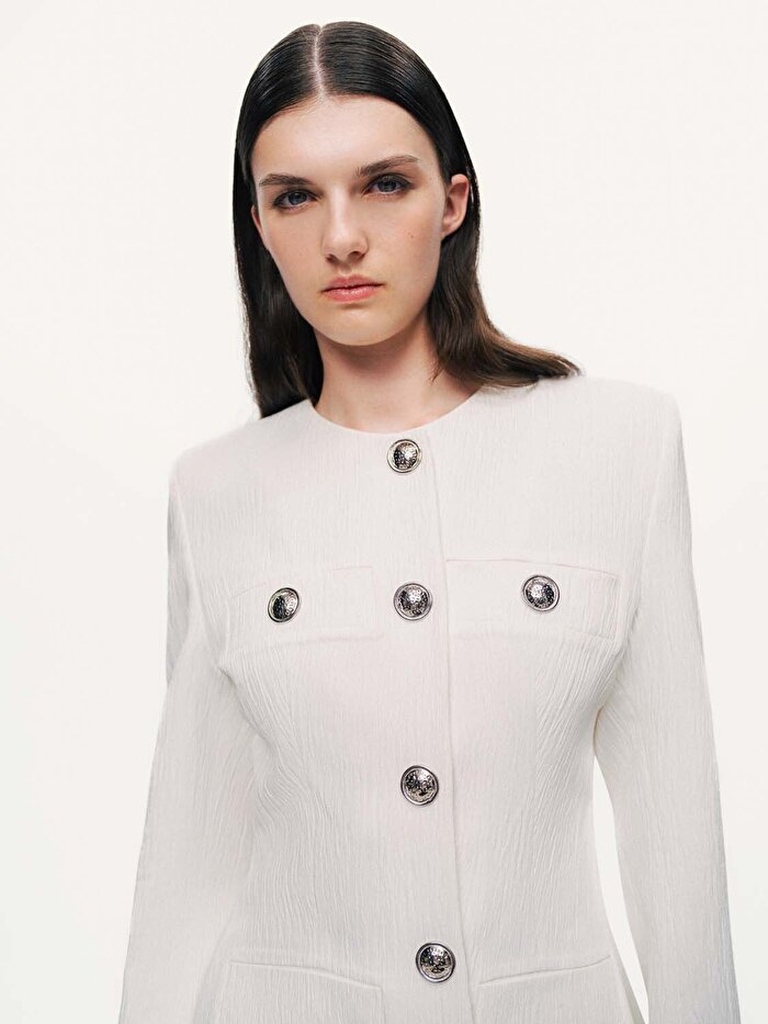 Nocturne Vatkalı Mini Elbise