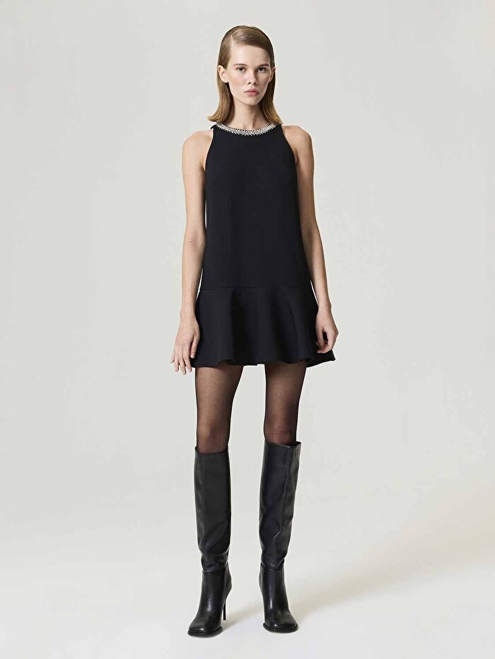 Nocturne Volanlı Mini Elbise