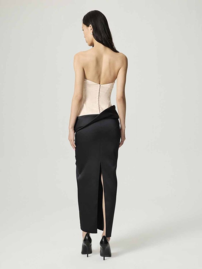 Nocturne Drape Detaylı Elbise