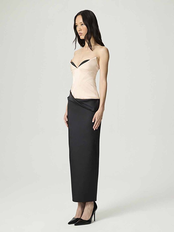 Nocturne Drape Detaylı Elbise