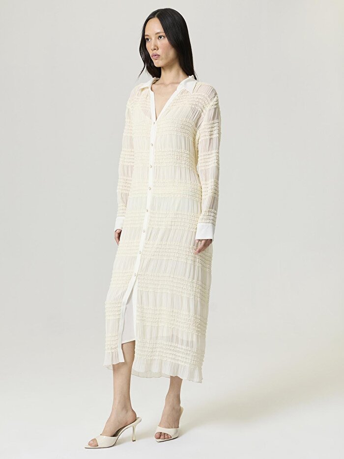 Nocturne Fırfır Detaylı Maxi Elbise