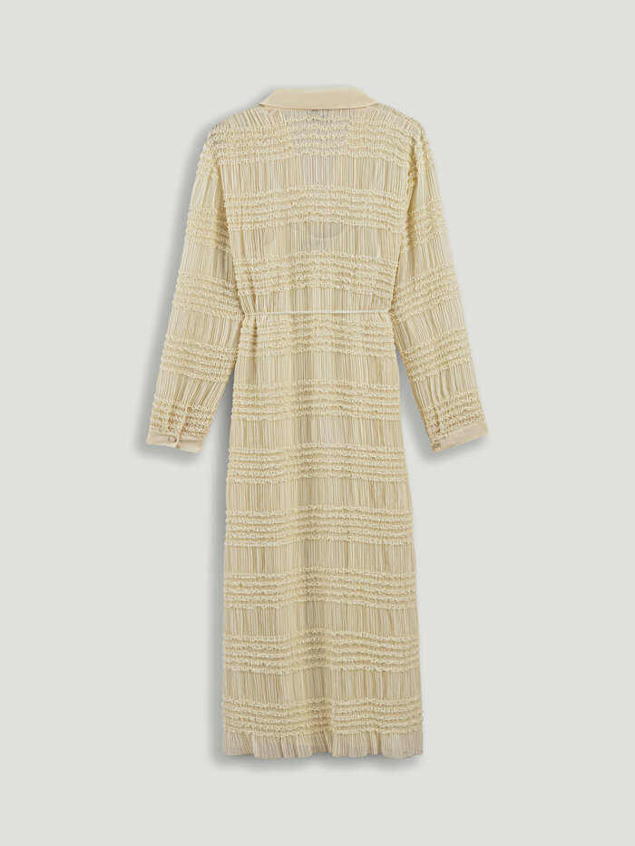 Nocturne Fırfır Detaylı Maxi Elbise