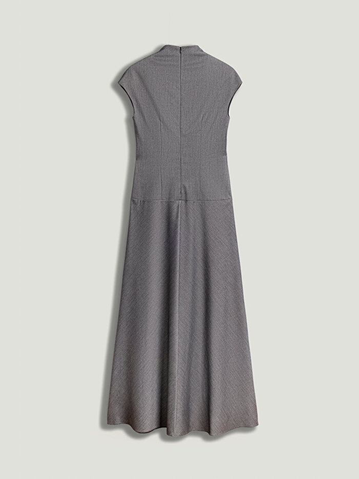 Nocturne Düğme Detaylı Maxi Elbise