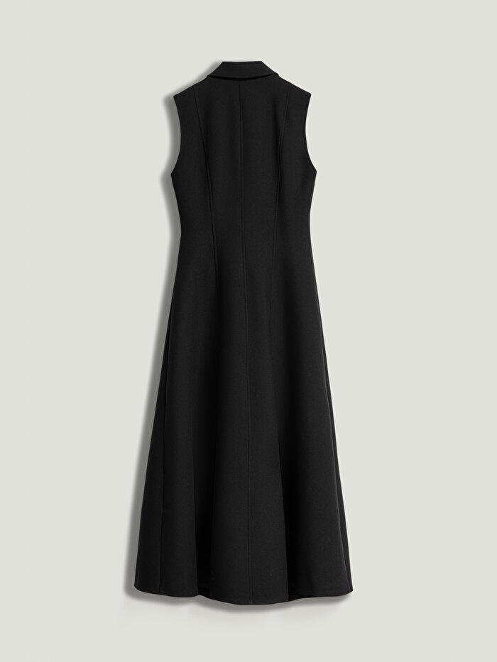 Nocturne Kruvaze Düğme Kapamalı Maxi Elbise