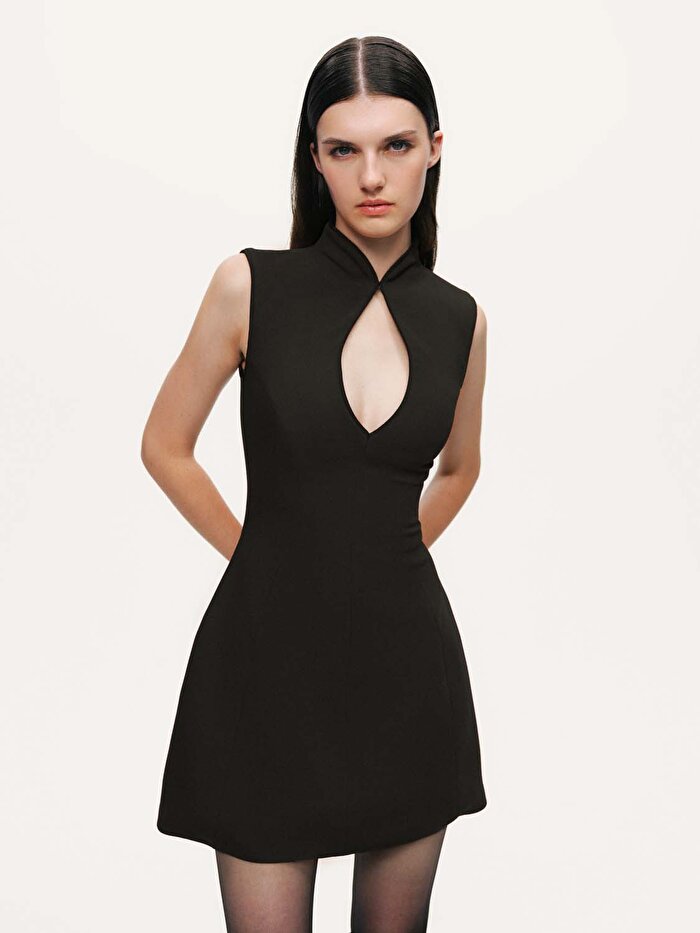 Nocturne Japon Kesim Mini Elbise