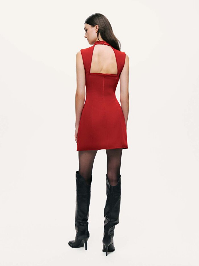 Nocturne Japon Kesim Mini Elbise