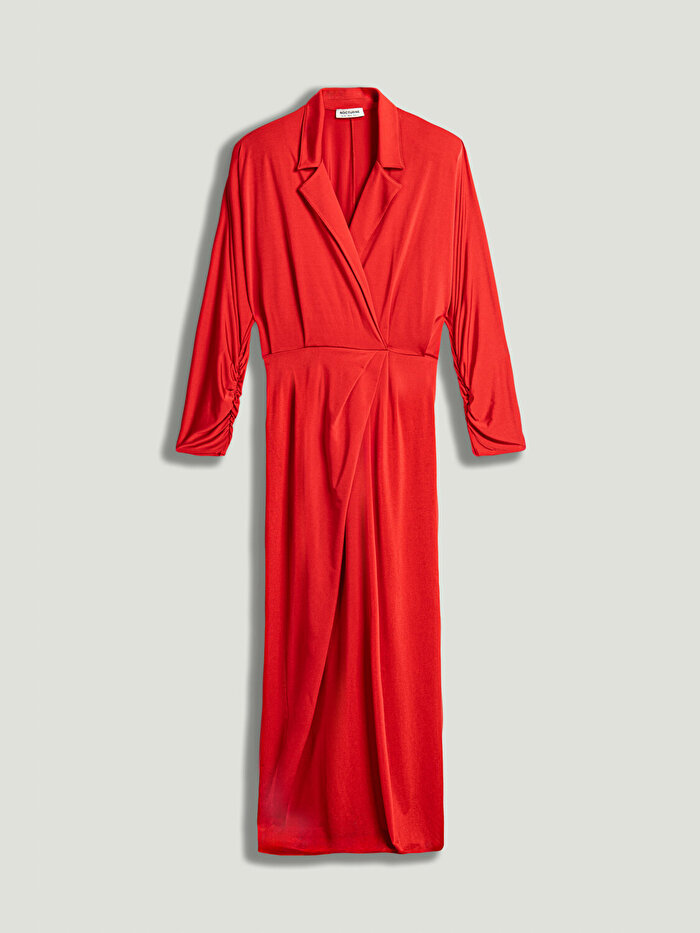 Nocturne Vatkalı Maxi Elbise